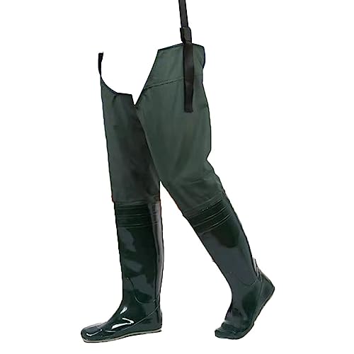 YKMYXZ， Wathosen for Angler, Hüft-Wathosen for Männer und Frauen, PVC-Wathosen for Angler, for Unterwassereinsätze/Aquakultur/Jagd im Freien(7.5) von YKMYXZ