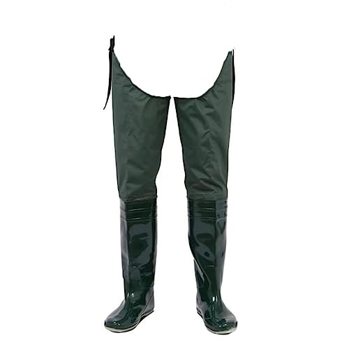 YKMYXZ， Wathosen for Angler, Hüft-Wathosen for Männer und Frauen, wasserdichte Wathosen aus PVC, weich und bequem(5.5) von YKMYXZ