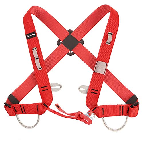 YKMYXZ Klettern Sling， Klettergurt Sicherheitsgurte Sicherheitsschutzausrüstung/Rot(Red) von YKMYXZ