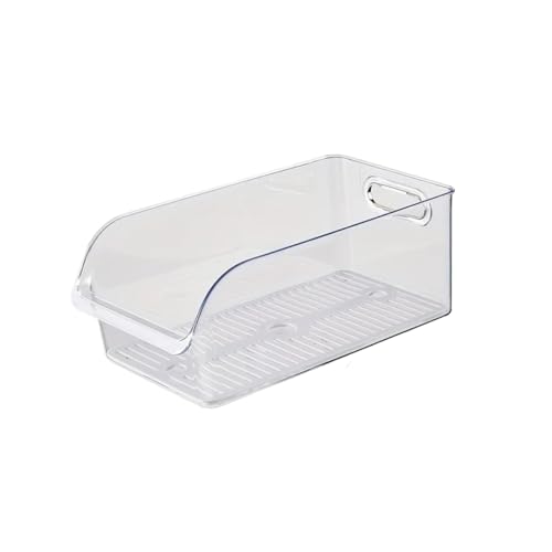 1 Stück Kühlschrank-Aufbewahrungsbox, Lebensmittelqualität, Frischhaltebox, Haushalts-Gemüse-, Obst- Und Eier-Spezialschublade, Küchenorganisation(Clear) von YKRWMJAQC