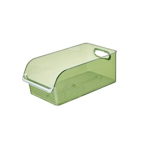 1 Stück Kühlschrank-Aufbewahrungsbox, Lebensmittelqualität, Frischhaltebox, Haushalts-Gemüse-, Obst- Und Eier-Spezialschublade, Küchenorganisation(Green) von YKRWMJAQC