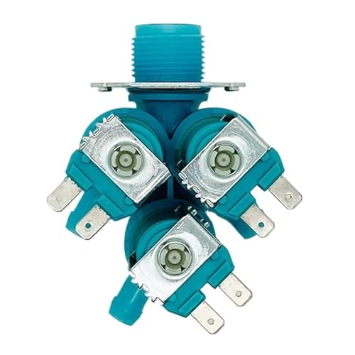 Elektrisches Wassereinlass-Magnetventil, Kompatibel Mit Samsung-Waschmaschinen-Trommelwaschmaschinenteil DC62-00233C Elektrisches Wassereinlass-Magnetventil, Kompatibel Mit Samsung-Waschmaschinen-Trommelwaschmaschinenteil DC62-00233C von YKRWMJAQC