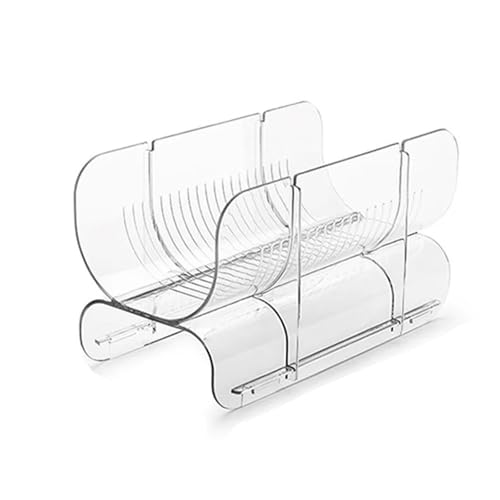 Transparentes Rotweinregal For Die Präsentation Zu Hause, PET-Flaschenhalter Mit Kreativem Stapelbarem Design, Ideales Weinregal For Die Aufbewahrung Im Kühlschrank von YKRWMJAQC