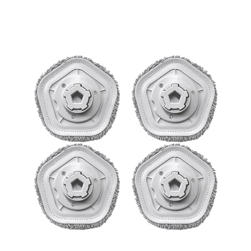 YKRWMJAQC Selbstreinigender Roboterstaubsauger Und Wischmopp-Zubehör, Wischtuch, Kompatibel Mit Dreame Bot W10/W10 Pro, Wischpad, Ersatzteile for Staubsauger(4pcs) von YKRWMJAQC