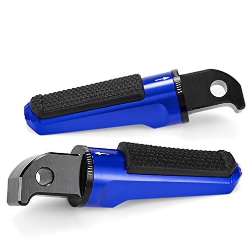 Fußrasten Hinten Soziusfußrasten Für Yamaha MT07 MT 07 FZ6 FZ1 TMAX 500 530 T-max 530 YZF R3 R25 XSR900 XSR700 MT03 MT09 (Color : Blue) von YKSM
