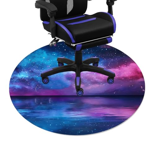 Bodenschutzmatte Bürostuhl,Mehrfachfunktion Gaming Teppich Unterlage for Stühle Hohe Dichte(2,100cm) von YKWLKJ