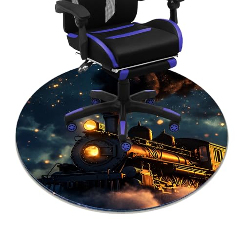 Bodenschutzmatte für Teppichböden, Schreibtischstuhl Unterlage Fantastisch Gaming Teppich(2,60cm) von YKWLKJ
