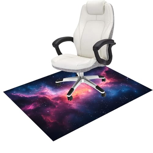 Rechteckige Bodenschutzmatte Bürostuhl Stuhlunterlage, Anti-Rutsch-Gaming-Stuhlmatte, Anti-Rutsch-Teppiche, Bodenschutz(C,110 * 150cm) von YKWLKJ