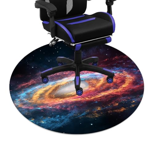 Schreibtischstuhl Unterlage Gaming Computerstuhl Teppiche Stuhl Unterlegmatte, Kanten kräuseln Sich Nicht leicht(2,160cm) von YKWLKJ