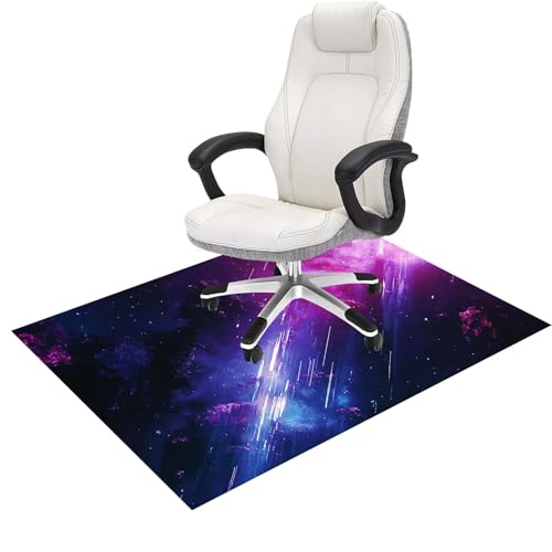 Tough and Durable Bodenschutzmatte für Hartböden, Schreibtischstuhl Unterlage Computerstuhl(A,80 * 120cm) von YKWLKJ