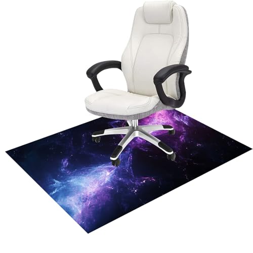 Tough and Durable Bodenschutzmatte für Hartböden, Schreibtischstuhl Unterlage Computerstuhl(B,140 * 160cm) von YKWLKJ