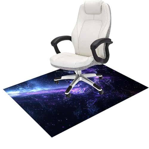 Tough and Durable Bodenschutzmatte für Hartböden, Schreibtischstuhl Unterlage Computerstuhl(C,100 * 140cm) von YKWLKJ