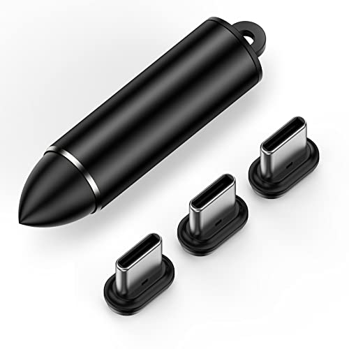 YKZ Magnetische USB-C-Stecker 3er-Pack, 7-Pin-Anschluss Mit Aufbewahrung für Ladekabel YKZ Magnetische USB-C-Stecker 3er-Pack, 7-Pin-Anschluss Mit Aufbewahrung für Ladekabel von YKZ