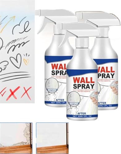 YLBHYIRSJF 3 PCS Magic Wall Repair Spray Set - Dust & Stain Resistant, Versatile Wall Repair Paint Wall Spray Paint, Water-Based Paint White Peel, Easy and Quick Solution for Seamless Repairs YLBHYIRSJF 3 PCS Magic Wall Repair Spray Set - Dust & Stain Resistant, Versatile Wall Repair Paint Wall Spray Paint, Water-Based Paint White Peel, Easy and Quick Solution for Seamless Repairs von YLBHYIRSJF