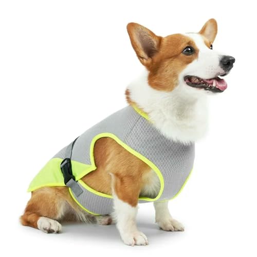 Sommer Hundekleidung Haustier Hund Kleidung Atmungsaktive Weste Sommer Geschirr Kleine Und Mittlere Hunde Kleidung-GRAU-L von YLCYDLYU