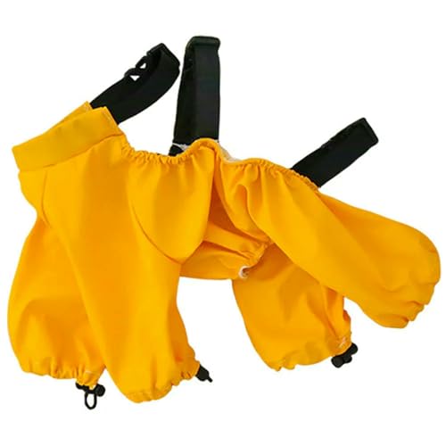 Sommer Hundekleidung Haustier Outdoor Hundekleidung Vierbeiner Bauch Staubdichte Kleidung-Gelb-XL von YLCYDLYU