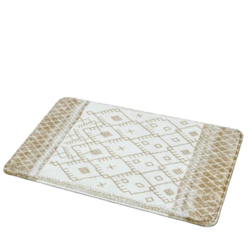 YLCYDLYU Badezimmerteppich Badezimmerteppich, Lange, Maschinenwaschbare Bodenmatte-Khaki-50 * 80cm YLCYDLYU Badezimmerteppich Badezimmerteppich, Lange, Maschinenwaschbare Bodenmatte-Khaki-50 * 80cm von YLCYDLYU