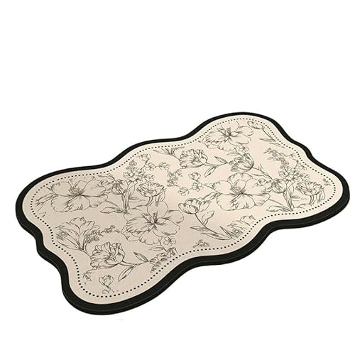 YLCYDLYU Badezimmerteppich Saugfähige Matte Für Badezimmer-Toilettenteppiche-02-40 * 60cm von YLCYDLYU