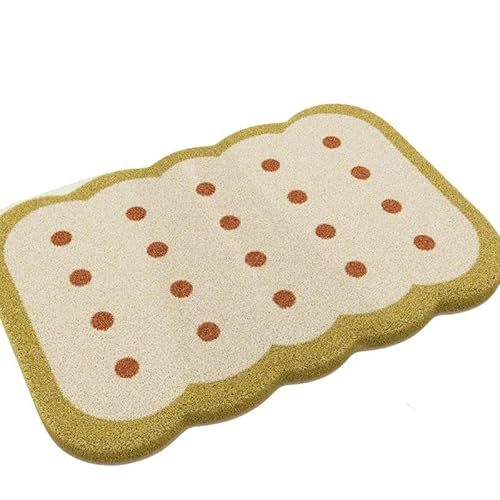 YLCYDLYU Badezimmerteppich Verdickte Saugfähige Unterlage Für Badezimmer- Und Toilettenteppiche-05-80x120 cm von YLCYDLYU