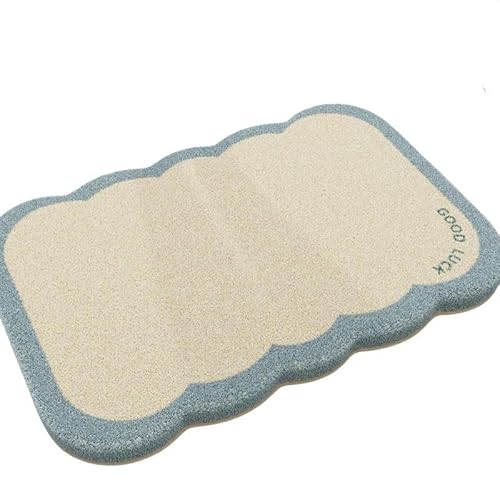YLCYDLYU Badezimmerteppich Verdickte Saugfähige Unterlage Für Badezimmer- Und Toilettenteppiche-07-50x80 cm von YLCYDLYU