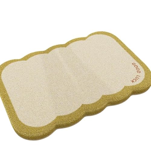 YLCYDLYU Badezimmerteppich Verdickte Saugfähige Unterlage Für Badezimmer- Und Toilettenteppiche-08-80x120 cm von YLCYDLYU