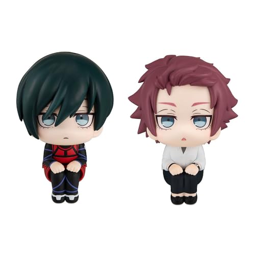 YLEAFUN Anime Figuren Itoshi SAE & Rin Itoshi Figur Statue Sitzende PVC Modell Niedliche Desktop Dekoration Skulptur Sammlung, 2Stücke von YLEAFUN