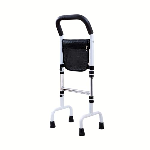 Bettgitter für ältere Menschen, Aufstehhilfe zum Aufstehen, Armlehne neben dem Bett, Badezimmer, Hilfe für ältere Menschen, Aufstehhilfe, Easy Riser-Bettgitter, Haltegriff mit Aufbewahrungstasche von YLFBDD