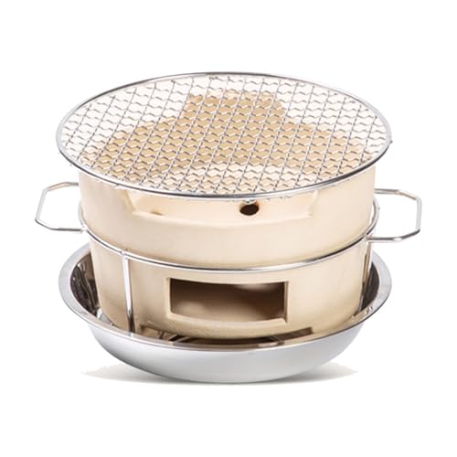 Grillofen aus Lehm, altmodischer Barbecue-Ofen, Teekocher, Holzkohleofen, Hot Pot-Ofen im chinesischen Stil, kommerzieller Lehmgrill und Teekocher für die Camping-Picknickparty zu Hause (gro von YLFFFZXK