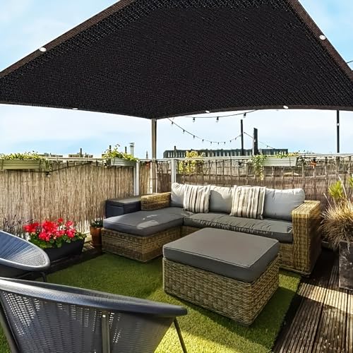 Sonnenschutztuch, Schattennetz für den Außenbereich, 25 x 50 Fuß, 20 x 45 Fuß, 15 x 40 Fuß, 10 x 30 Fuß, strapazierfähige Schattennetzplane mit Ösen für Terrasse, Garten, Hinterhof (15 x 20 Sonnenschutztuch, Schattennetz für den Außenbereich, 25 x 50 Fuß, 20 x 45 Fuß, 15 x 40 Fuß, 10 x 30 Fuß, strapazierfähige Schattennetzplane mit Ösen für Terrasse, Garten, Hinterhof (15 x 20 von YLFFFZXK