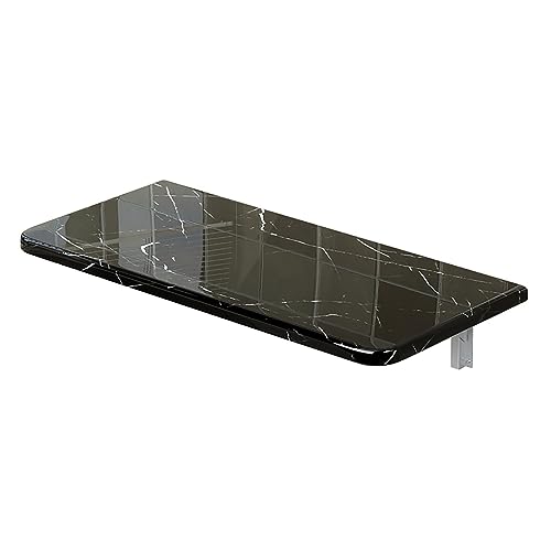 YLFFFZXK Klappbarer Wandschreibtisch, an der Wand montierter Klapptisch, Klapptisch, perfekte Ergänzung für Waschküche/Hausbar/Küche und Esszimmer (Farbe: Schwarz, Größe: 80 x 40 cm (31 x 16 Zoll)) YLFFFZXK Klappbarer Wandschreibtisch, an der Wand montierter Klapptisch, Klapptisch, perfekte Ergänzung für Waschküche/Hausbar/Küche und Esszimmer (Farbe: Schwarz, Größe: 80 x 40 cm (31 x 16 Zoll)) von YLFFFZXK