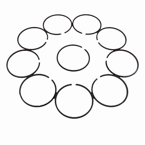 YLHMG 10 teile/los Kolbenring 35mm 38mm 40mm * 1,5mm, for STIHL, FS120 FS200 FS250 FS 120 200 250 Freischneider Trimmerteil 4119 034 3005 Kettensägen-Kolbenring(FS250 40MM X1.5MM) von YLHMG