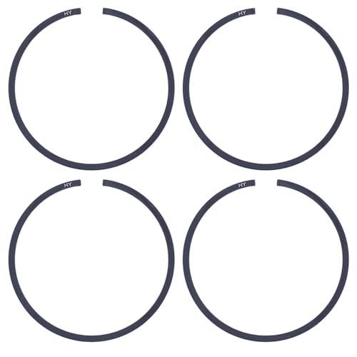 YLHMG 100 Stück Zylinderkolbenringe 34 mm x 1,2 mm, for Zenoah, G26L G26N G26LS/LH BC2601 2600 2610, for Husqvarna, 226RJ Freischneider-Trimmer Kettensägen-Kolbenring von YLHMG