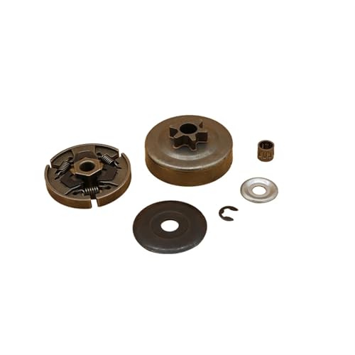 YLHMG 3/8 6T Kupplungstrommel Kettenrad Unterlegscheibe Lager, for STIHL, MS180 MS210 MS230 MS250 MS 021 023 025 Benzin-Kettensäge Ersatzteile Kupplungstrommel-Kit YLHMG 3/8 6T Kupplungstrommel Kettenrad Unterlegscheibe Lager, for STIHL, MS180 MS210 MS230 MS250 MS 021 023 025 Benzin-Kettensäge Ersatzteile Kupplungstrommel-Kit von YLHMG