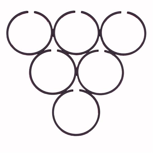 YLHMG 38 mm x 1,5 mm Kolbenring 358351143 358351063 358352181 358352160 Kettensäge Ersatzteil OEM 530029805 Kettensägen-Kolbenring(6 PCS) von YLHMG