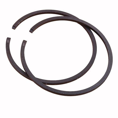 YLHMG 47 mm Kolbenring, for DOLAMR 117 118 119 120 und mehr Kettensägen-Trimmer, Erdbohrer-Zylinder-Reparatursatz Kettensägen-Kolbenring(2 PCS) von YLHMG