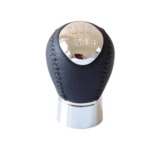 YLHMG 5 6-Gang-Schaltknauf-Hebelabdeckung, for Mazda6 2002–2007, Gamaschenmanschette, Leder, Auto-Styling, Handball-Handbuch Schaltsack(BLACK 6 Speed) von YLHMG