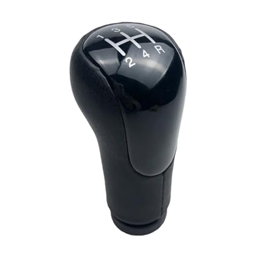 YLHMG Auto-Schaltknauf-Gamaschenmanschettenabdeckung, for Ford, for Fiesta, MK6 Fusion Transit Connect 2002-2008, Gehäusekragen Schaltsack(BLACK 5 Speed Black) von YLHMG
