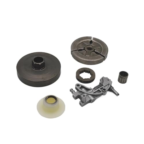 YLHMG Kupplungskettenradfelge Trommelölpumpe Schneckenradlager, for chinesische, 4500 5200 5800 45cc 52cc 58cc Gartenkettensäge Ersatzteile Kupplungstrommel-Kit YLHMG Kupplungskettenradfelge Trommelölpumpe Schneckenradlager, for chinesische, 4500 5200 5800 45cc 52cc 58cc Gartenkettensäge Ersatzteile Kupplungstrommel-Kit von YLHMG