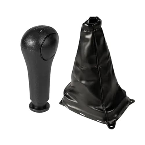 YLHMG Manueller Schaltknauf-Hebel-Schalthebel-Abdeckung, for Chery, QQ Hand Speed ​​Pen Gamasche Kofferraumkoffer Auto-Innenzubehör-Ersatz Schaltsack(BLACK 2PCS) von YLHMG