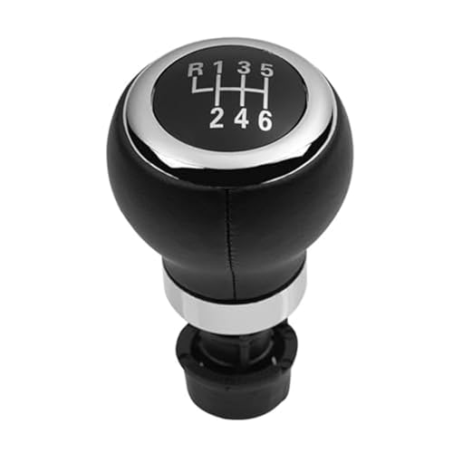 YLHMG Schaltknauf, Gamasche, Kofferraumabdeckung, for VW, for, 5N 2007–2011, Auto-Innenteile Schaltsack(BLACK 6 Speed Knob) von YLHMG