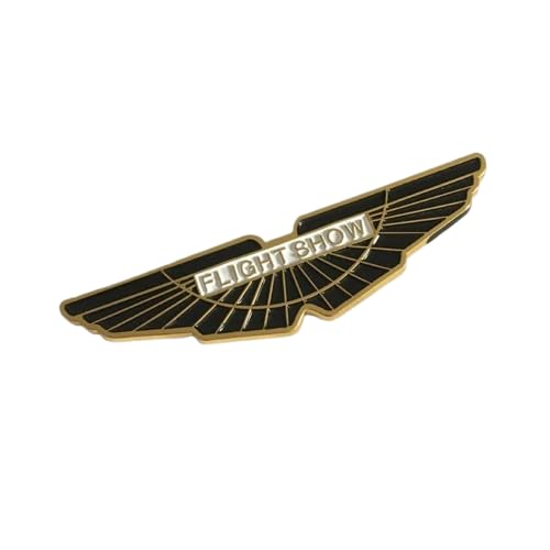 3D Emblem Aufkleber für Aston Martin Vantage/DB12/DBX/Vanquish/Valhalla/Valour, Heckkoffer Abzeichen Auto Karosserie Logo Fenster Aufkleber Aufkleber Außen Styling Dekoration,C von YLINNB