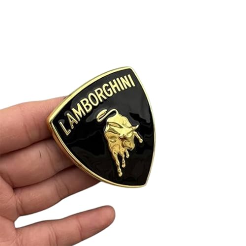 3D Emblem Aufkleber für Lamborghini Revuelto/Temerario/Urus/Huracán, Heckkoffer Abzeichen Auto Karosserie Logo Fenster Aufkleber Aufkleber Außen Styling Dekoration,A von YLINNB