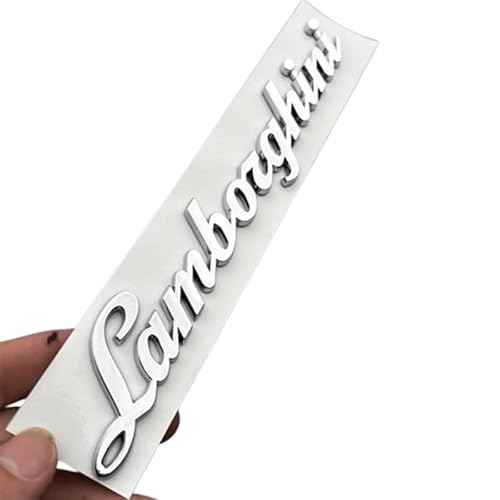 3D Emblem Aufkleber für Lamborghini Revuelto/Temerario/Urus/Huracán, Heckkoffer Abzeichen Auto Karosserie Logo Fenster Aufkleber Aufkleber Außen Styling Dekoration,B von YLINNB