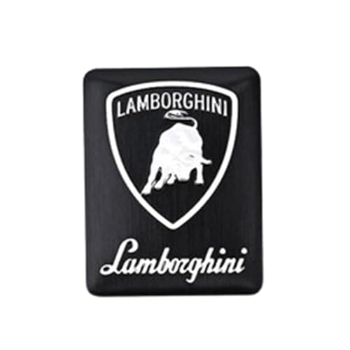 3D Emblem Aufkleber für Lamborghini Revuelto/Temerario/Urus/Huracán, Heckkoffer Abzeichen Auto Karosserie Logo Fenster Aufkleber Aufkleber Außen Styling Dekoration,B von YLINNB