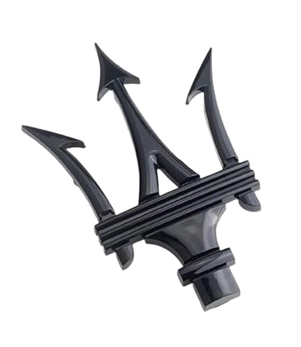 3D Emblem Aufkleber für Maserati Levante/Ghibli/Quattroporte/MC20/Alfieri/Grecale/GranTurismo/GranCabrio, Heckkoffer Abzeichen Auto Karosserie Logo Fenster Aufkleber Aufkleber Außen Styling Dekoration von YLINNB