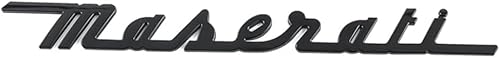 3D Emblem Aufkleber für Maserati Levante/Ghibli/Quattroporte/MC20/Alfieri/Grecale/GranTurismo/GranCabrio, Heckkoffer Abzeichen Auto Karosserie Logo Fenster Aufkleber Aufkleber Außen Styling Dekoration von YLINNB