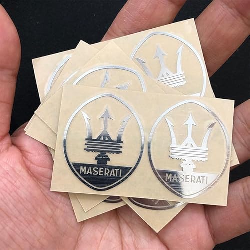 3D Emblem Aufkleber für Maserati Levante/Ghibli/Quattroporte/MC20/Alfieri/Grecale/GranTurismo/GranCabrio, Heckkoffer Abzeichen Auto Karosserie Logo Fenster Aufkleber Aufkleber Außen Styling Dekoration 3D Emblem Aufkleber für Maserati Levante/Ghibli/Quattroporte/MC20/Alfieri/Grecale/GranTurismo/GranCabrio, Heckkoffer Abzeichen Auto Karosserie Logo Fenster Aufkleber Aufkleber Außen Styling Dekoration von YLINNB