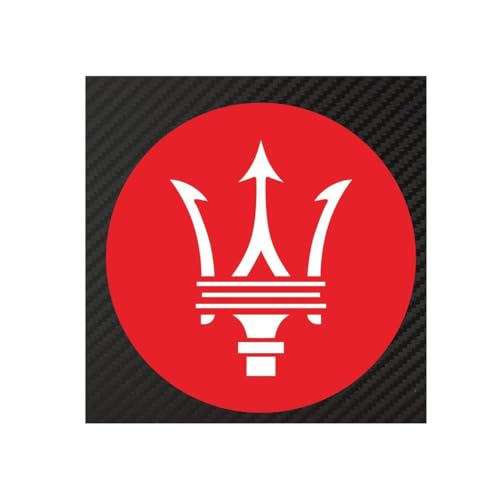 3D Emblem Aufkleber für Maserati Levante/Ghibli/Quattroporte/MC20/Alfieri/Grecale/GranTurismo/GranCabrio, Heckkoffer Abzeichen Auto Karosserie Logo Fenster Aufkleber Aufkleber Außen Styling Dekoration von YLINNB