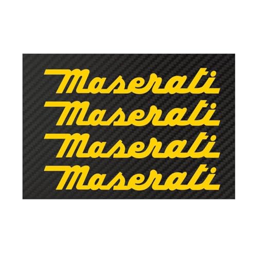 3D Emblem Aufkleber für Maserati Levante/Ghibli/Quattroporte/MC20/Alfieri/Grecale/GranTurismo/GranCabrio, Heckkoffer Abzeichen Auto Karosserie Logo Fenster Aufkleber Aufkleber Außen Styling Dekoration von YLINNB