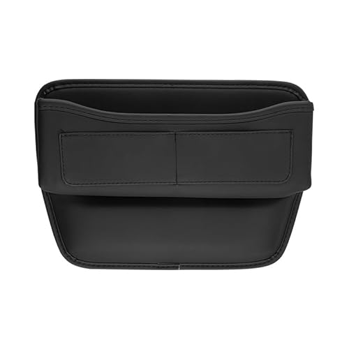 YLINNB Aufbewahrungstasche für Autositzlücken für Audi A6 Limousine C5 C6 C7 C8 C9, Auto Organizer Mittelkonsole with Cup Holder Lückenfüller Zubehör,Black von YLINNB